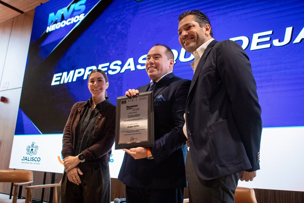 Jonathan Sifuentes, fundador y presidente de Grupo Celion, es reconocido por su liderazgo empresarial en Reconoce Jalisco 2026